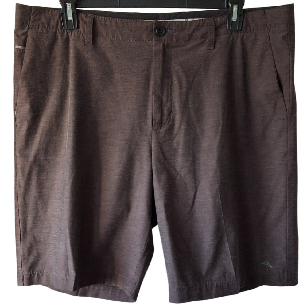 Tommy‎ Bahama Men Shorts Size 40 Cotton Blend Casual Coastal Golf Travel Brown